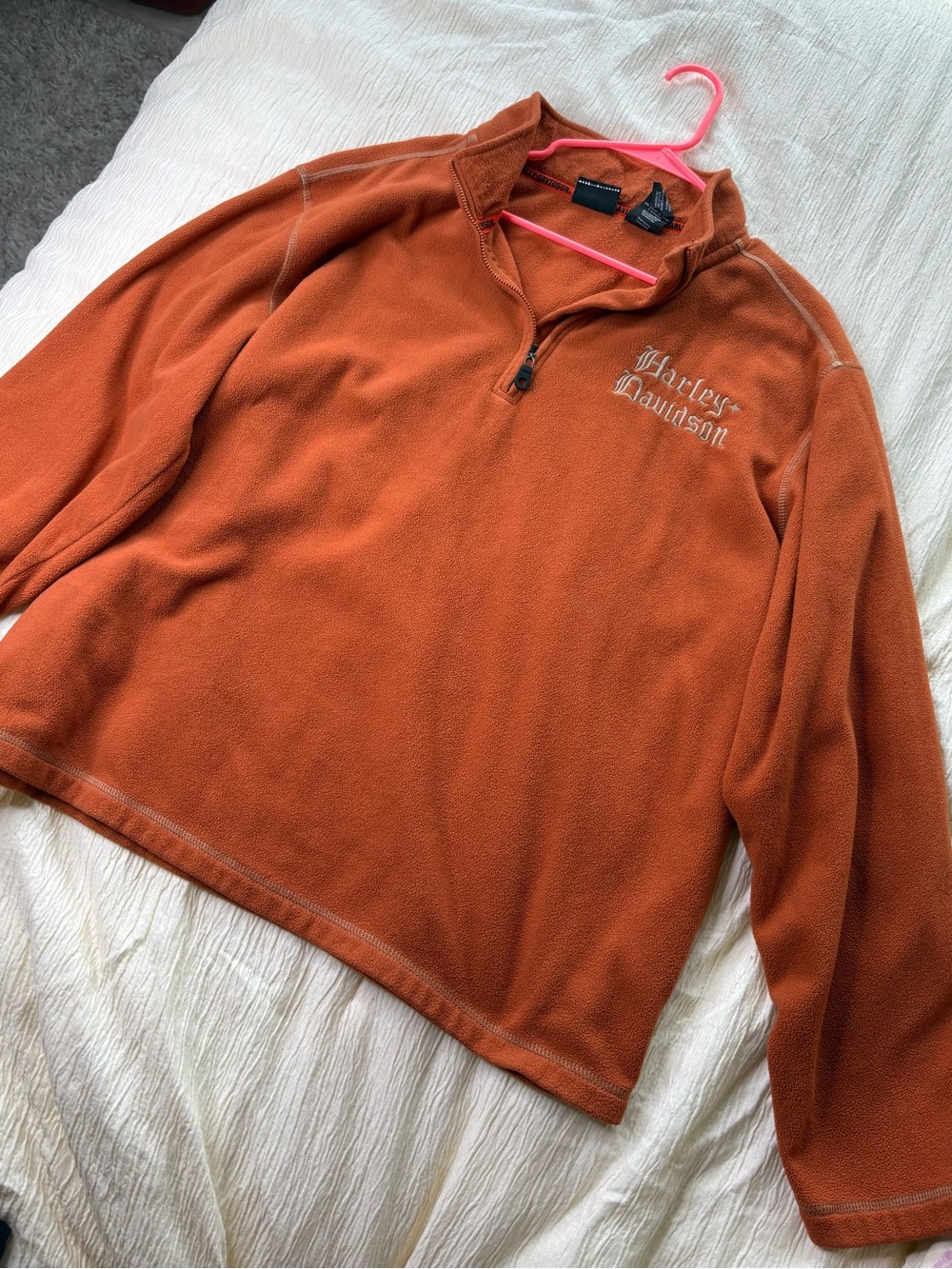 harley davidson fleece sweatshirt